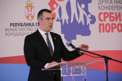 4 March 2024 Dr Vladimir Orlic at the opening of the Second National Conference on the Family "Serbia - Our Family"